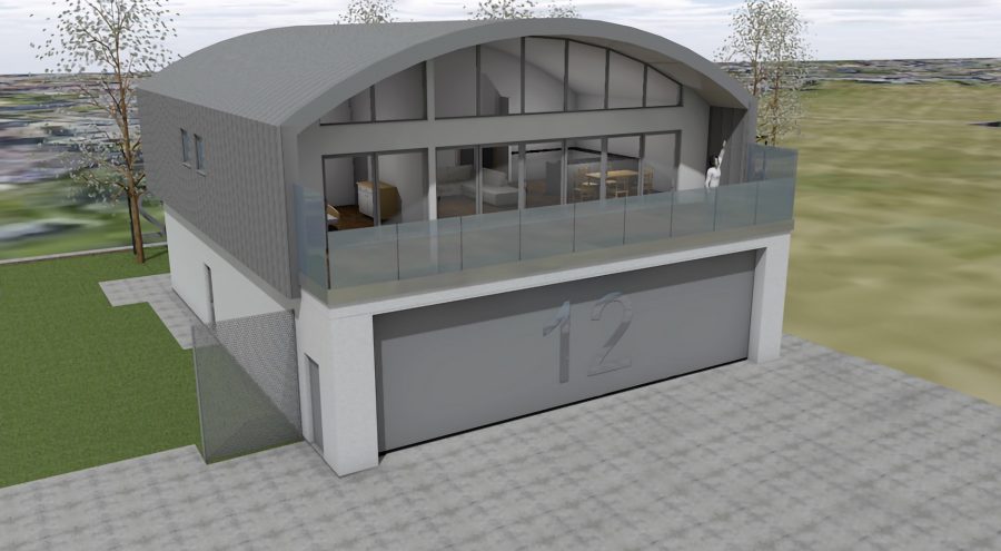 Hangar homes at Enniskillen Airport