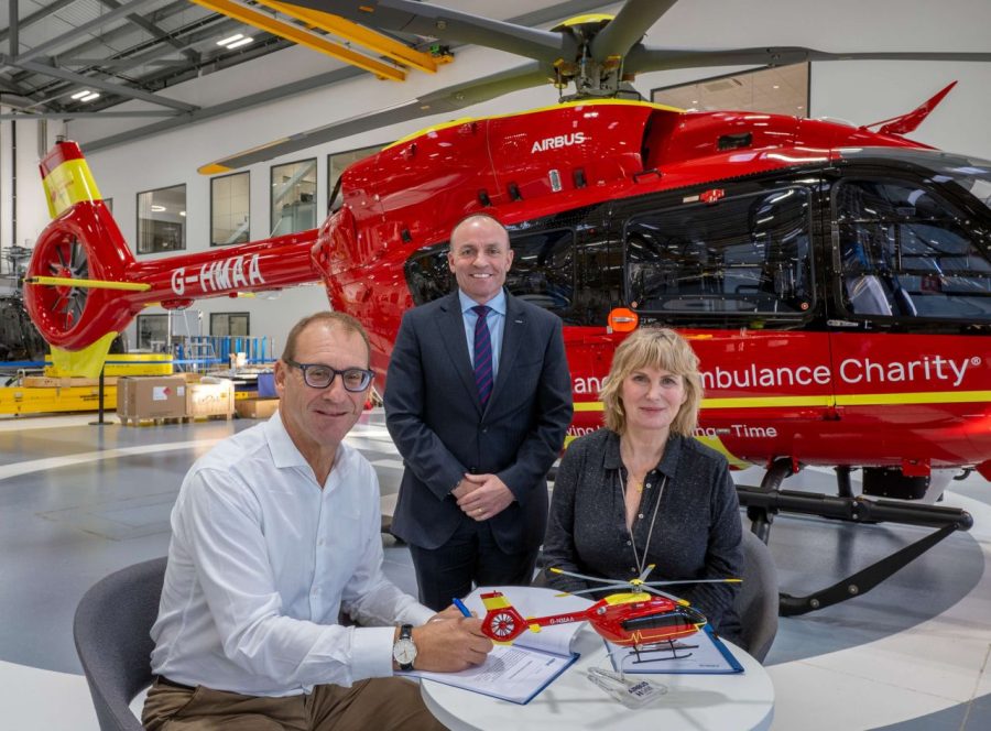 Midlands Air Ambulance Charity purchases new H145